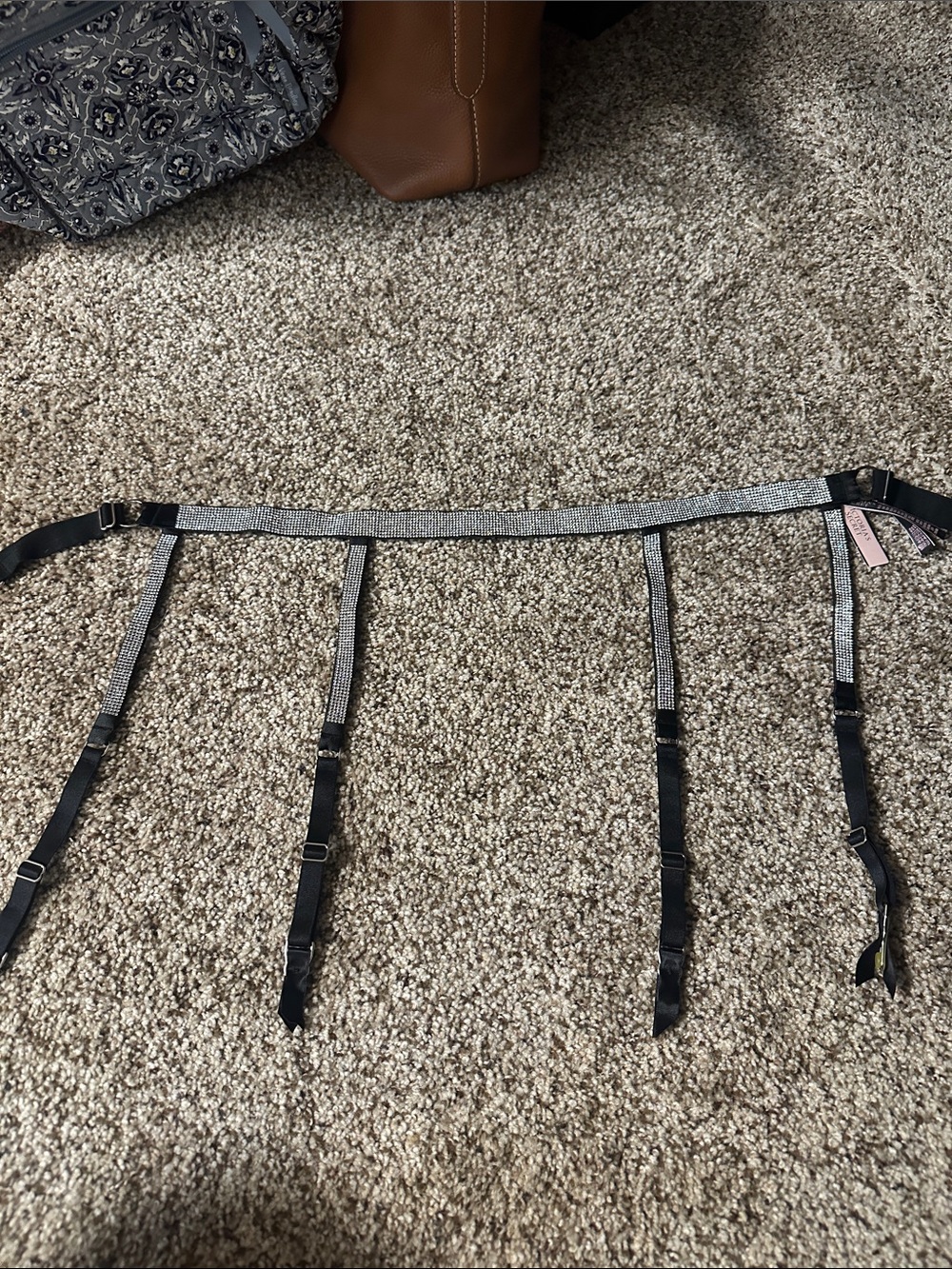 Brand new with tags Victoria’s secret Embellished rhinestone garter belt